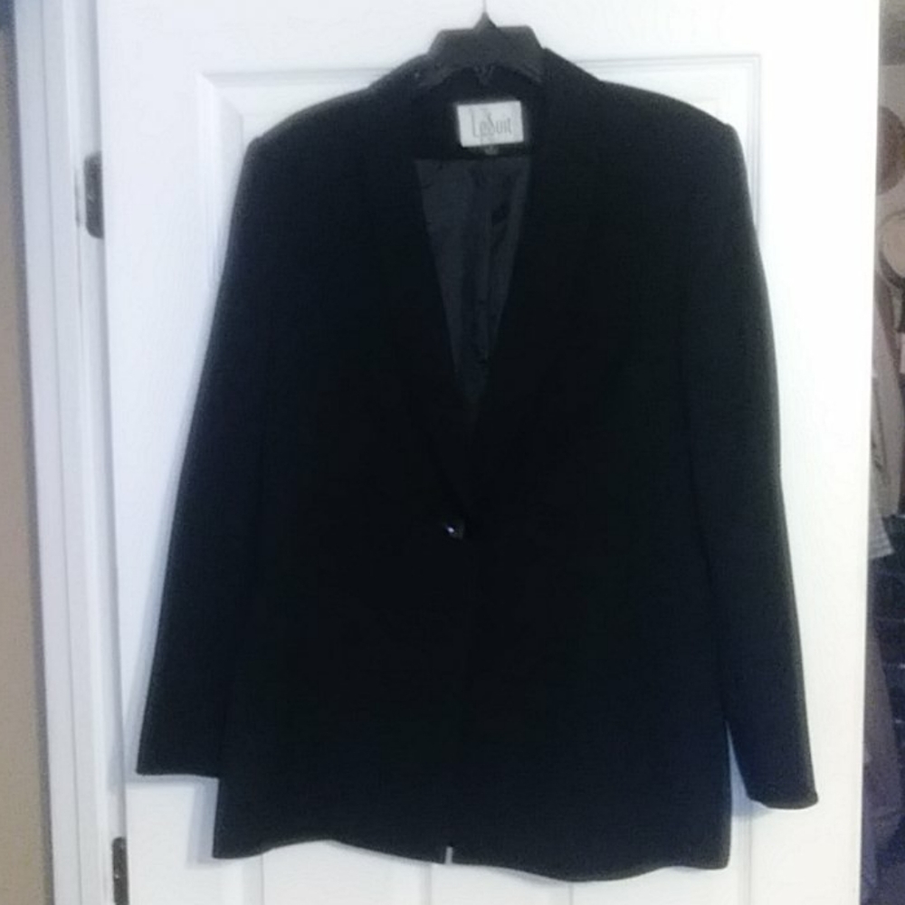 Suit jacket size 12 (Le Suit) Black
